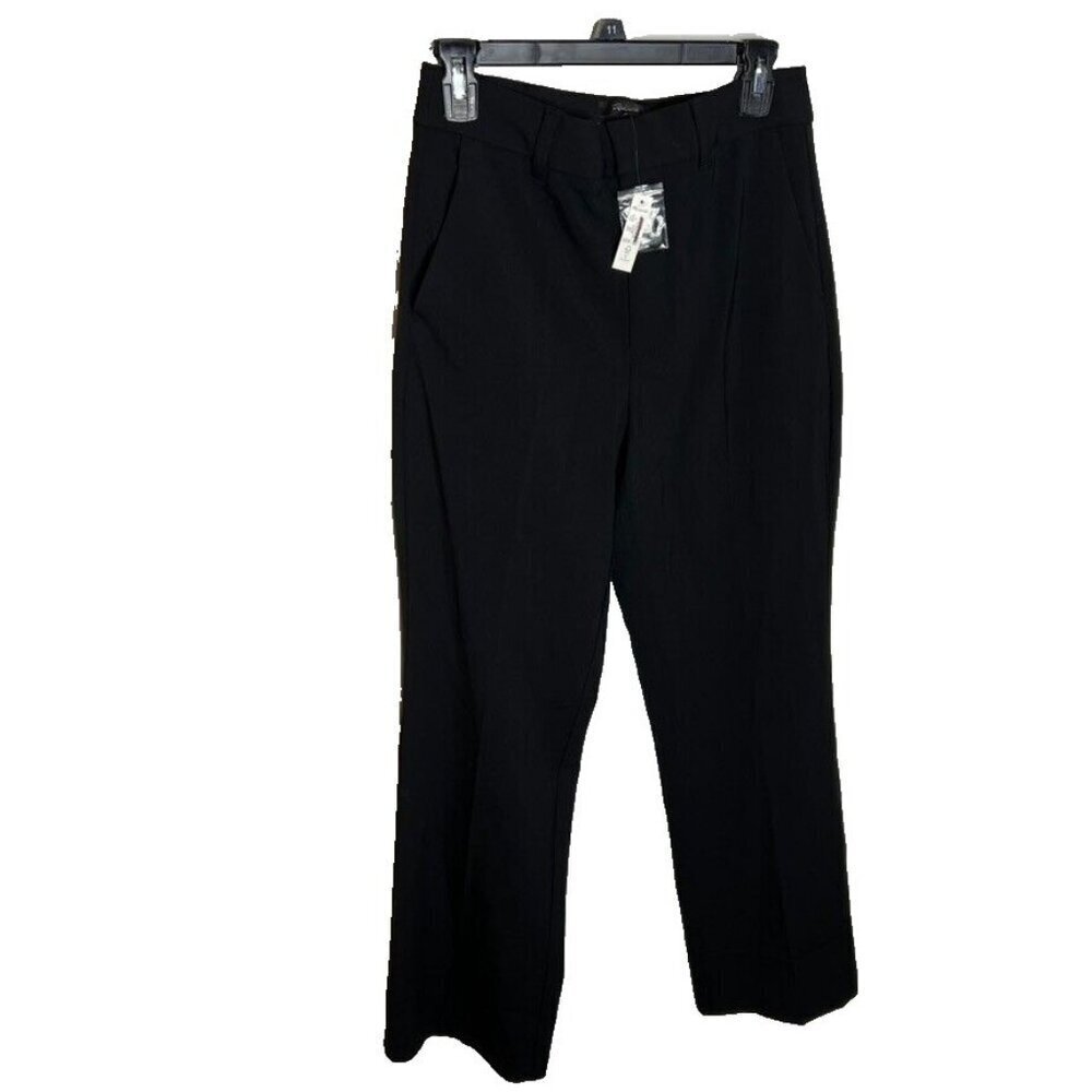 Madewell $88 Tall Flare Ankle Pants Black Size T4 NP430 - Picture 3 of 7
